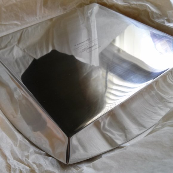 Yamazaki Signature Collection 18/10 Stainless Steel Snack Tray (3 glass inserts) - Picture 11 of 15